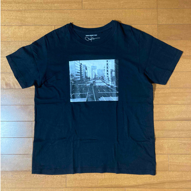 GU(ジーユー)のGUジーユー　TOKYO STREET VIEW  Tシャツ XL ブラック メンズのトップス(Tシャツ/カットソー(半袖/袖なし))の商品写真