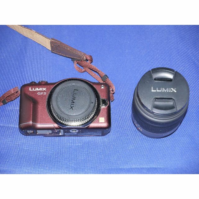 Panasonic(パナソニック)の高画質　LUMIX GF3＋LUMIX G VARIO 14-42mm スマホ/家電/カメラのカメラ(ミラーレス一眼)の商品写真