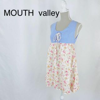 MOUTH  valley　レディース　切り替え　花柄チュニック　春夏(チュニック)