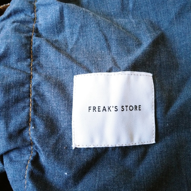 FREAK'S STORE(フリークスストア)のFREAKSSTORE フリークスストア デニムシェフパンツ ブリーチ M 綿 レディースのパンツ(デニム/ジーンズ)の商品写真