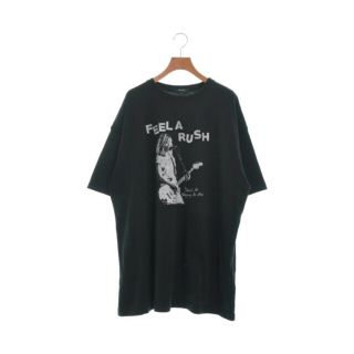 ジーナシス(JEANASIS)のJEANASIS ジーナシス Tシャツ・カットソー F 黒 【古着】【中古】(カットソー(半袖/袖なし))