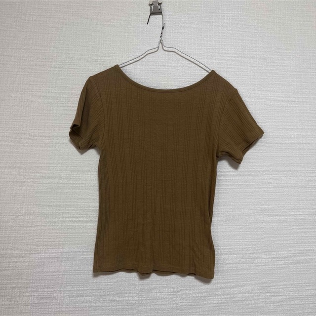 beauty&youth united arrows 半袖 黄土色 レディースのトップス(Tシャツ(半袖/袖なし))の商品写真