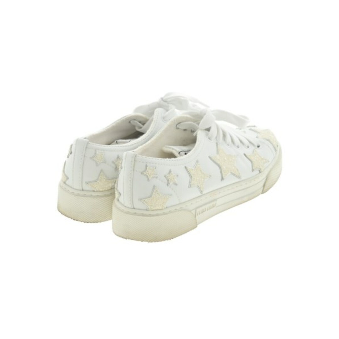 Miu Miu ミュウミュウ スニーカー 37 1/2(24cm位) 白(星柄) | www