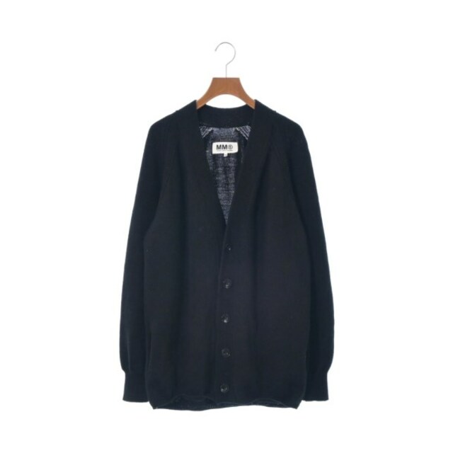 MM6 Maison Margiela エムエムシックス メゾンマルジェラ ウールレイヤードロングカーディガン S/ブラック【2400013258326】