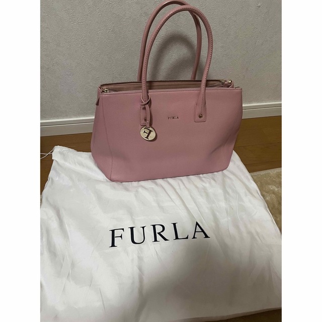 FURLA トートバッグ　ピンク