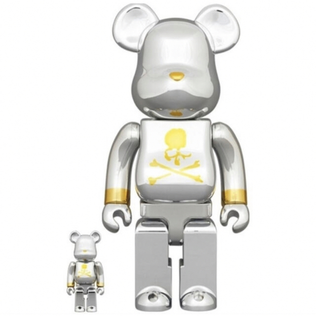 MEDICOM TOY(メディコムトイ)のBE@RBRICK mastermind JAPAN SILVER エンタメ/ホビーのフィギュア(その他)の商品写真