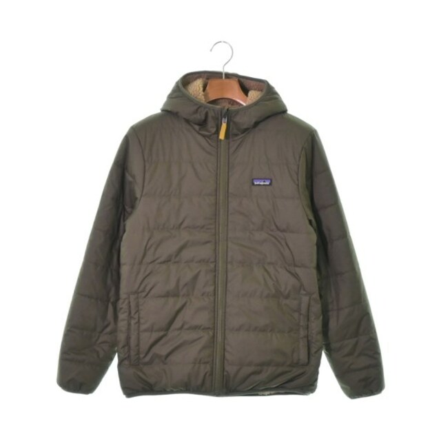 patagonia ダウンジャケット/ダウンベスト -(L位) カーキ