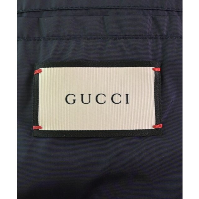 Gucci(グッチ)のGUCCI グッチ ブルゾン 48(L位) 紺 【古着】【中古】 メンズのジャケット/アウター(その他)の商品写真