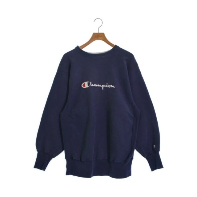 Champion - CHAMPION チャンピオン スウェット XL 紺 【古着】【中古 ...