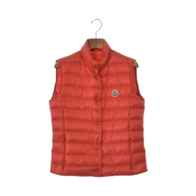 MONCLER(モンクレール)のMONCLER ダウンジャケット/ダウンベスト 1(S位) オレンジ 【古着】【中古】 レディースのジャケット/アウター(ダウンジャケット)の商品写真