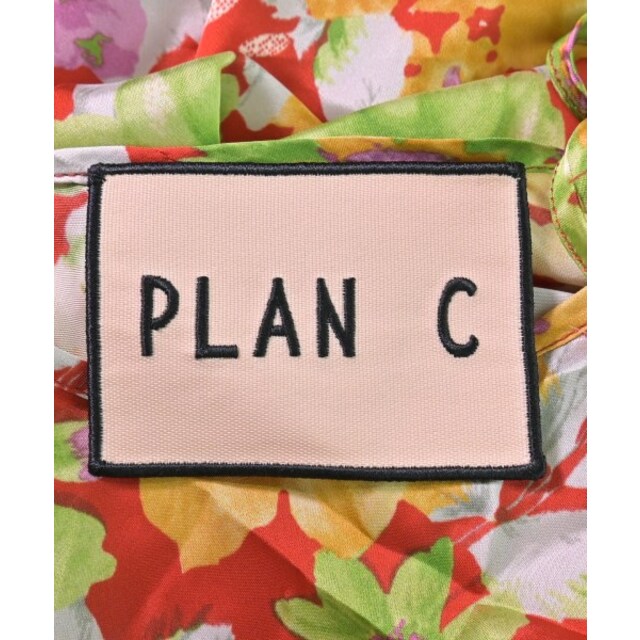 Plan C(プランシー)のPLAN C プランシー ワンピース 36(XS位) 赤x黄x緑等(花柄) 【古着】【中古】 レディースのワンピース(ひざ丈ワンピース)の商品写真