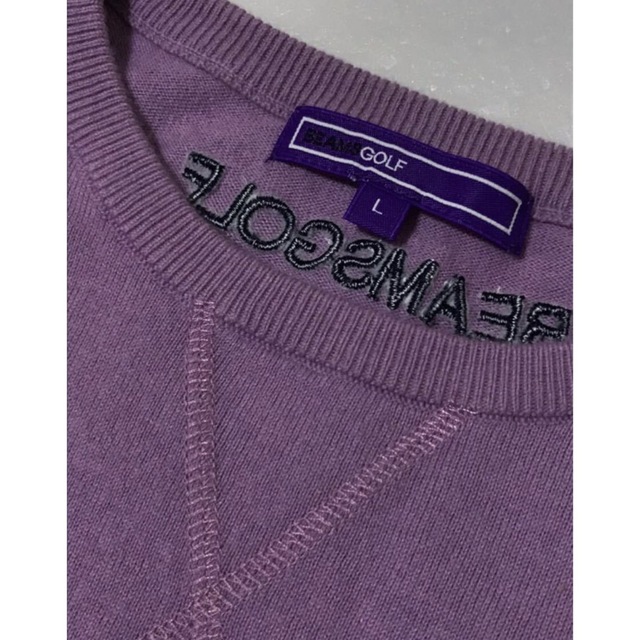 BEAMS(ビームス)のBEAMS GOLF PURPLE LABEL コットン×カシミア ベスト L メンズのトップス(ベスト)の商品写真