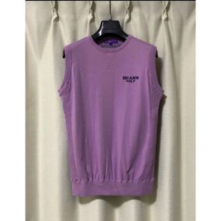 ビームス(BEAMS)のBEAMS GOLF PURPLE LABEL コットン×カシミア ベスト L(ベスト)