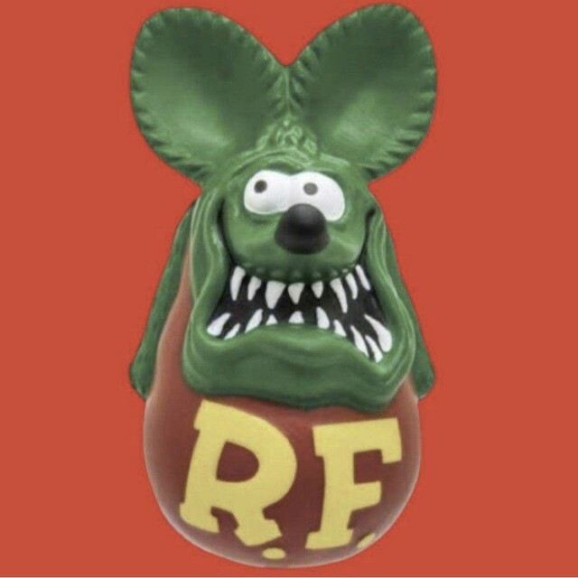 ラットフィンク スクイーズ アンテナ トッパー RATFINK アメリカン エンタメ/ホビーのフィギュア(アメコミ)の商品写真