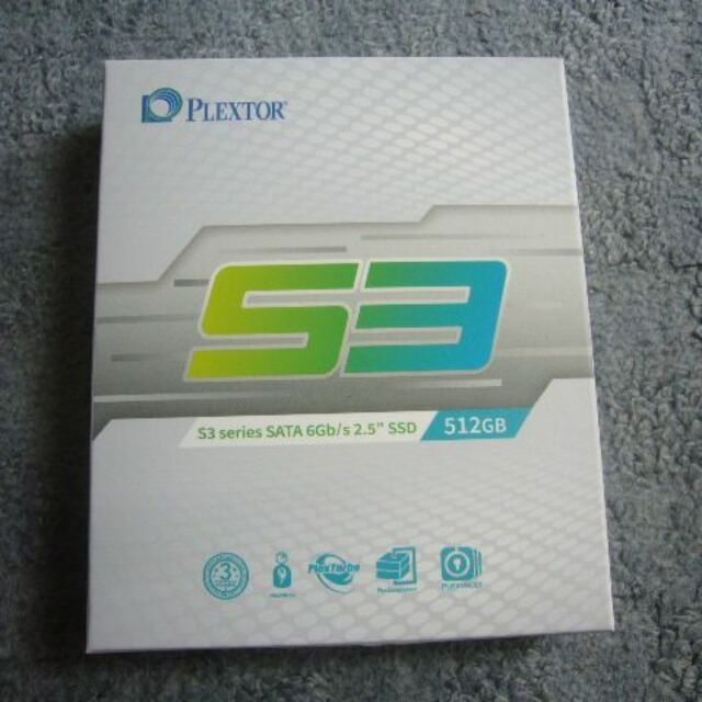 プレクスターPX-512S3C 2.5インチ 512GB SATA SSD