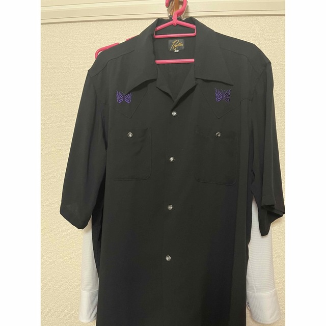 needles cowboy shirt ブラック