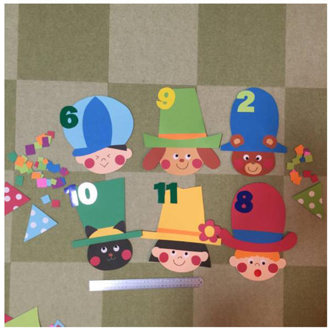 壁面 お誕生日表 幼稚園 保育園 病院  ハンドメイドのハンドメイド その他(その他)の商品写真