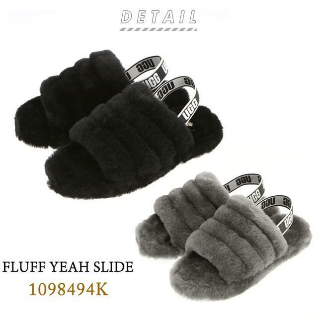 UGG(アグ)の【並行輸入】UGG アグ FLUFF YEAH SLIDE 1098494K レディースの靴/シューズ(サンダル)の商品写真