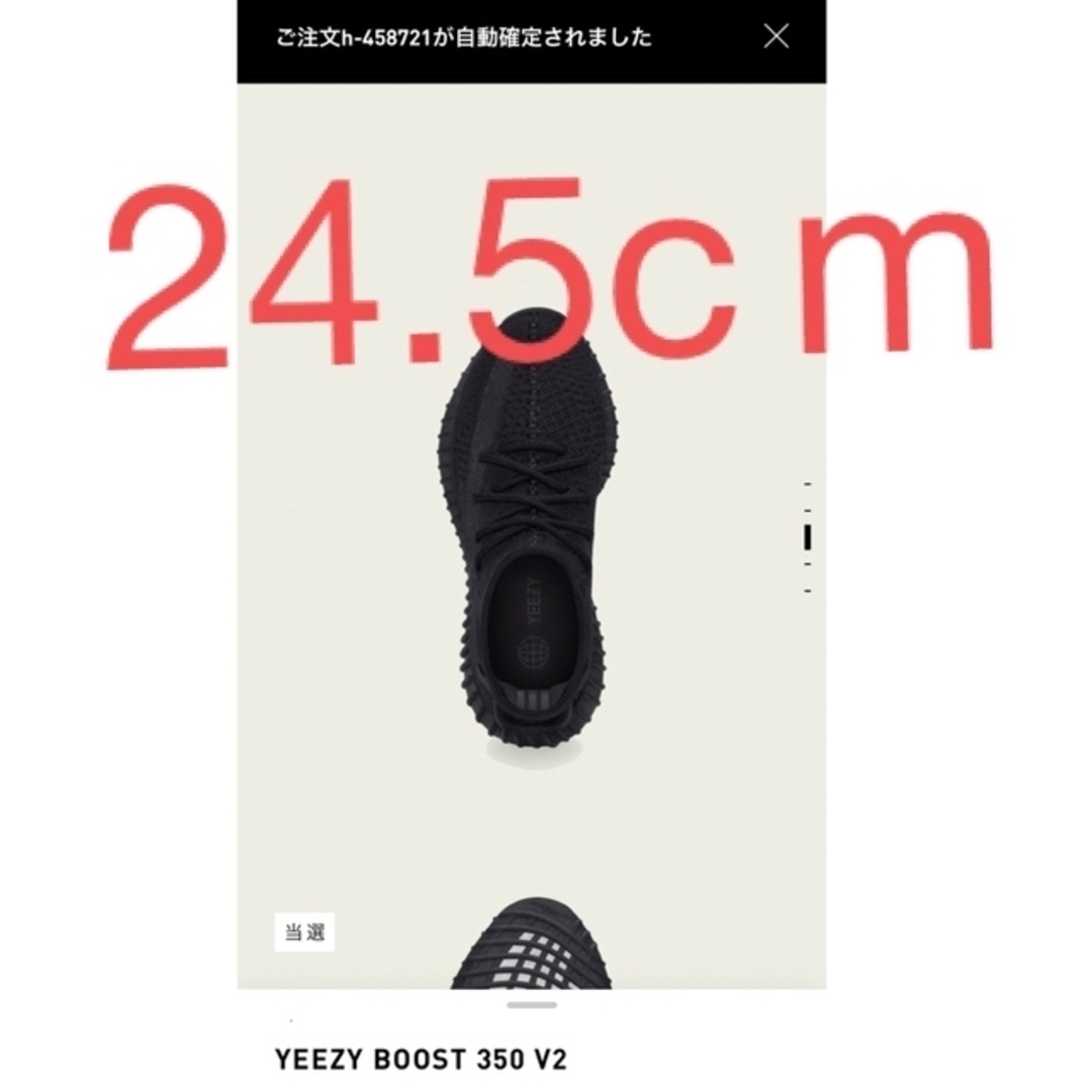 adidas YEEZY Boost 350 V2 "Onyx"  24.5cm