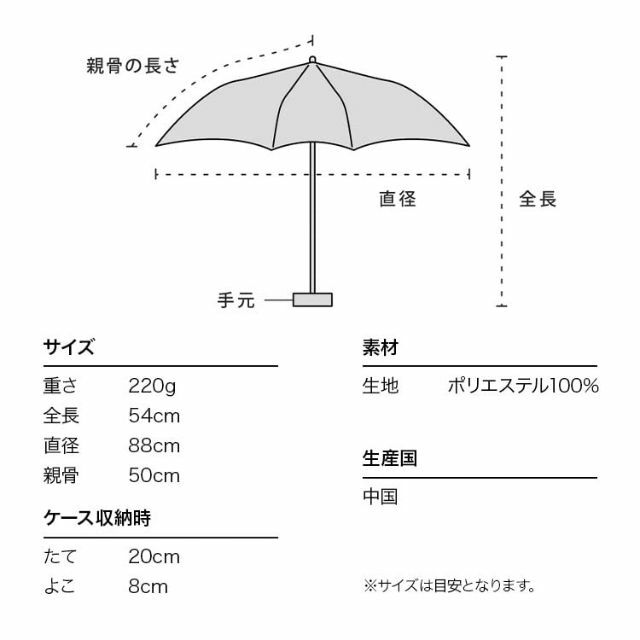 【色: ネイビー】Wpc. 雨傘 折りたたみ傘 ネイビー 50cm レディース