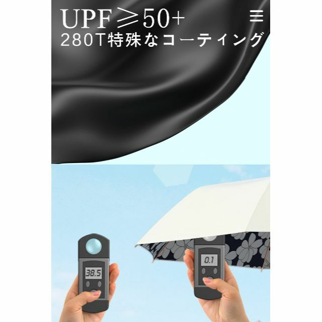 【色: ピンク】Moorrlii 2023新登場 晴雨兼用二重日傘 軽量 レディ 3