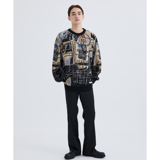 WACKOMARIA BASQUIAT MOHAIR SWEATER 22fw3