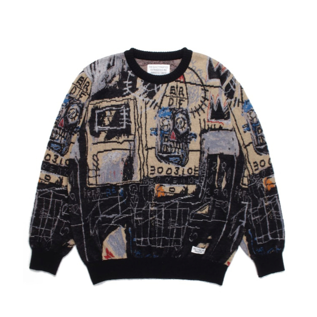 WACKOMARIA BASQUIAT MOHAIR SWEATER