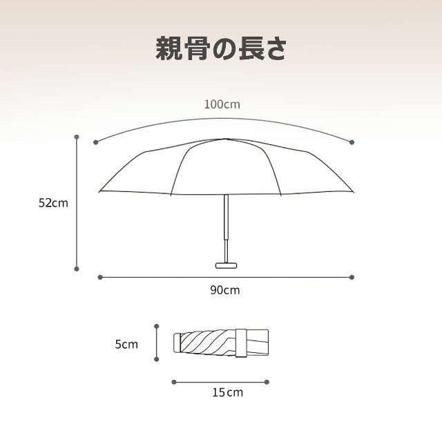【色: ホワイト】折りたたみ傘 レディース コンパクト 日傘 超軽量UVカット晴