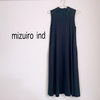 ミズイロインド(mizuiro ind)のmizuiro ind❁襟付きノースリーブワンピース❁(ロングワンピース/マキシワンピース)
