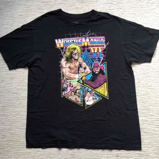 USA仕入れ　レッスルマニア　アメリカプロレス　Tシャツ(Tシャツ/カットソー(半袖/袖なし))