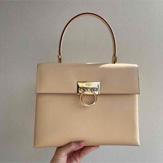 【超美品】【レア】Ferragamoフェラガモ ガンチーニ バッグ 2way