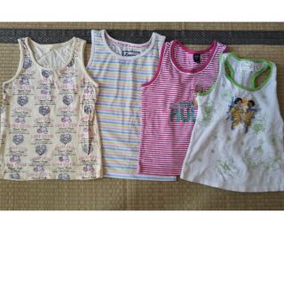 女児　ノースリーブ 130サイズ 4枚セット　美品(Tシャツ/カットソー)