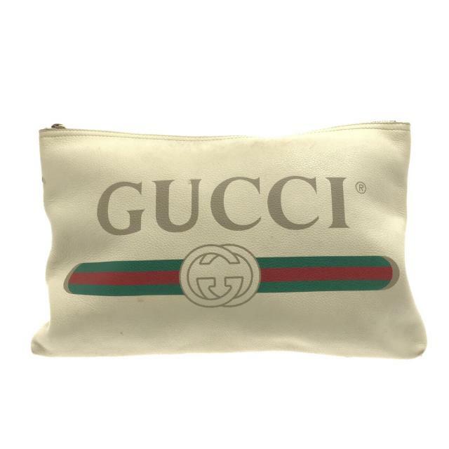 公式の Gucci - グッチ クラッチバッグ グッチプリント クラッチバッグ