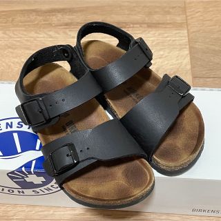 ビルケンシュトック(BIRKENSTOCK)のビルケンシュトック ニューヨーク キッズ サンダル ブラック 17cm(サンダル)