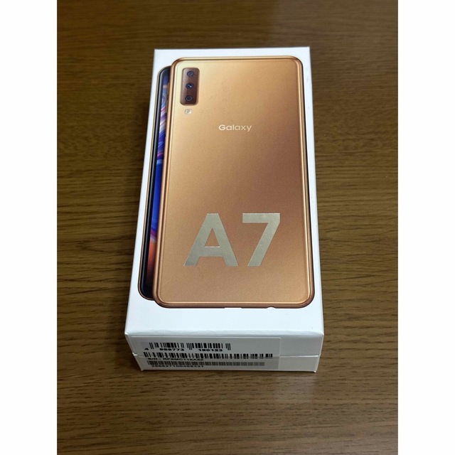 GALAXY A7 ｺﾞｰﾙﾄﾞ