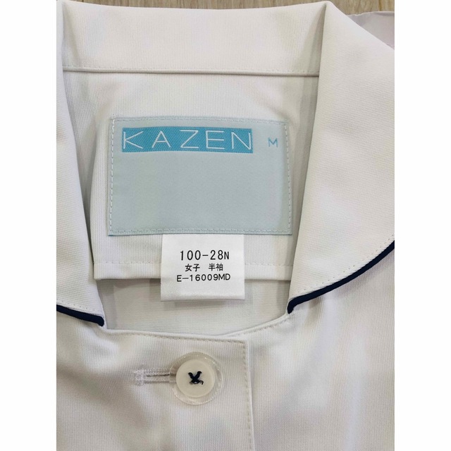 KAZEN(カゼン)のKAZEN カゼン ケーシー KC 半袖 白衣 女性用 サイズM 新品未使用品 レディースのトップス(その他)の商品写真