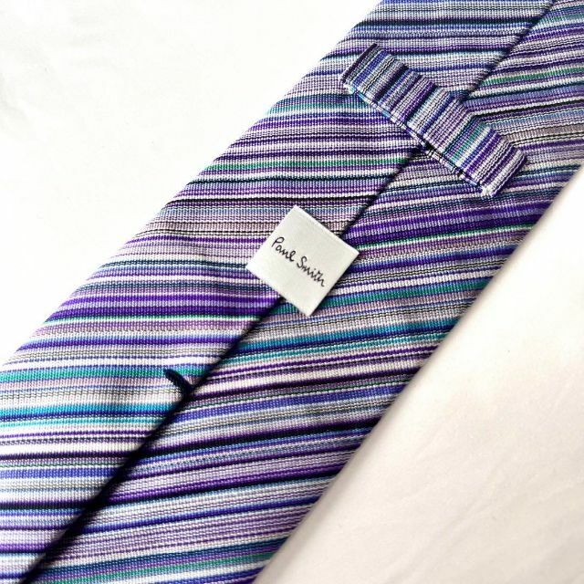 Paul Smith ネクタイ レジメンタル ストライプ パープル - 通販