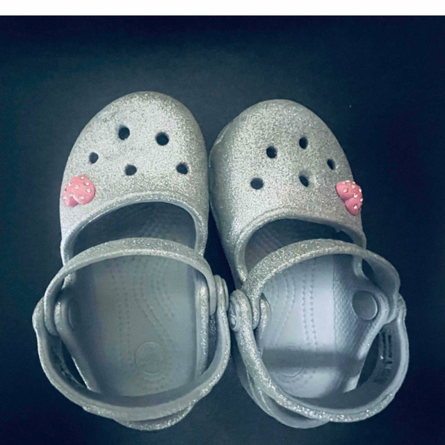 crocs(クロックス)のクロックス女の子サンダル14センチ〜c7 キッズ/ベビー/マタニティのベビー靴/シューズ(~14cm)(サンダル)の商品写真