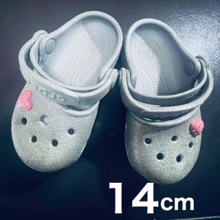 クロックス(crocs)のクロックス女の子サンダル14センチ〜c7(サンダル)