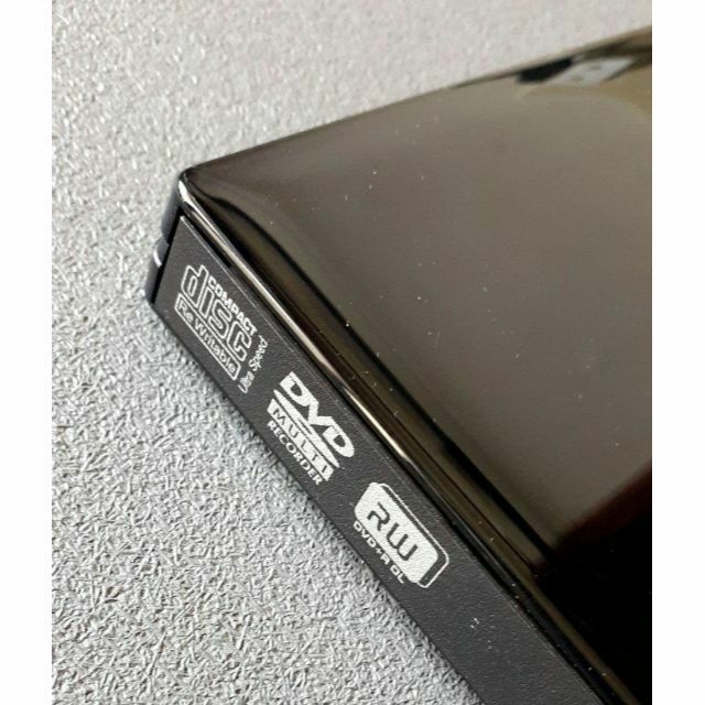 Buffalo(バッファロー)の✡️BUFFALO　DVDドライブ　DVSM-PN58U2V-BK スマホ/家電/カメラのPC/タブレット(PC周辺機器)の商品写真