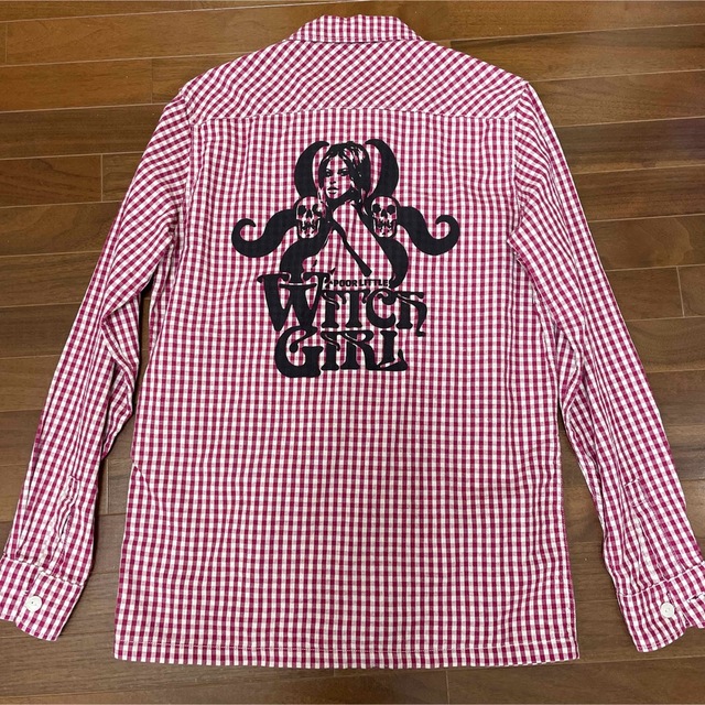 HYSTERIC GLAMOUR(ヒステリックグラマー)の新品　ヒステリックグラマー　ヒスガール　ギンガムチェック　長袖シャツ　リネン混 メンズのトップス(シャツ)の商品写真