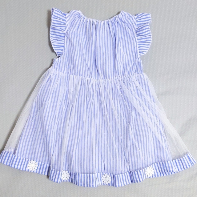 kan様専用☆未使用品☆チュールワンピース 90 キッズ/ベビー/マタニティのキッズ服女の子用(90cm~)(ワンピース)の商品写真