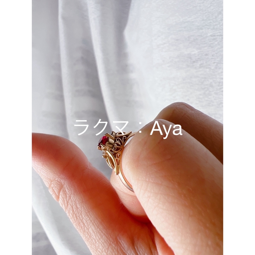 K18 ゴールド ヴィンテージ ダイヤモンド リングの通販 by Aya's shop