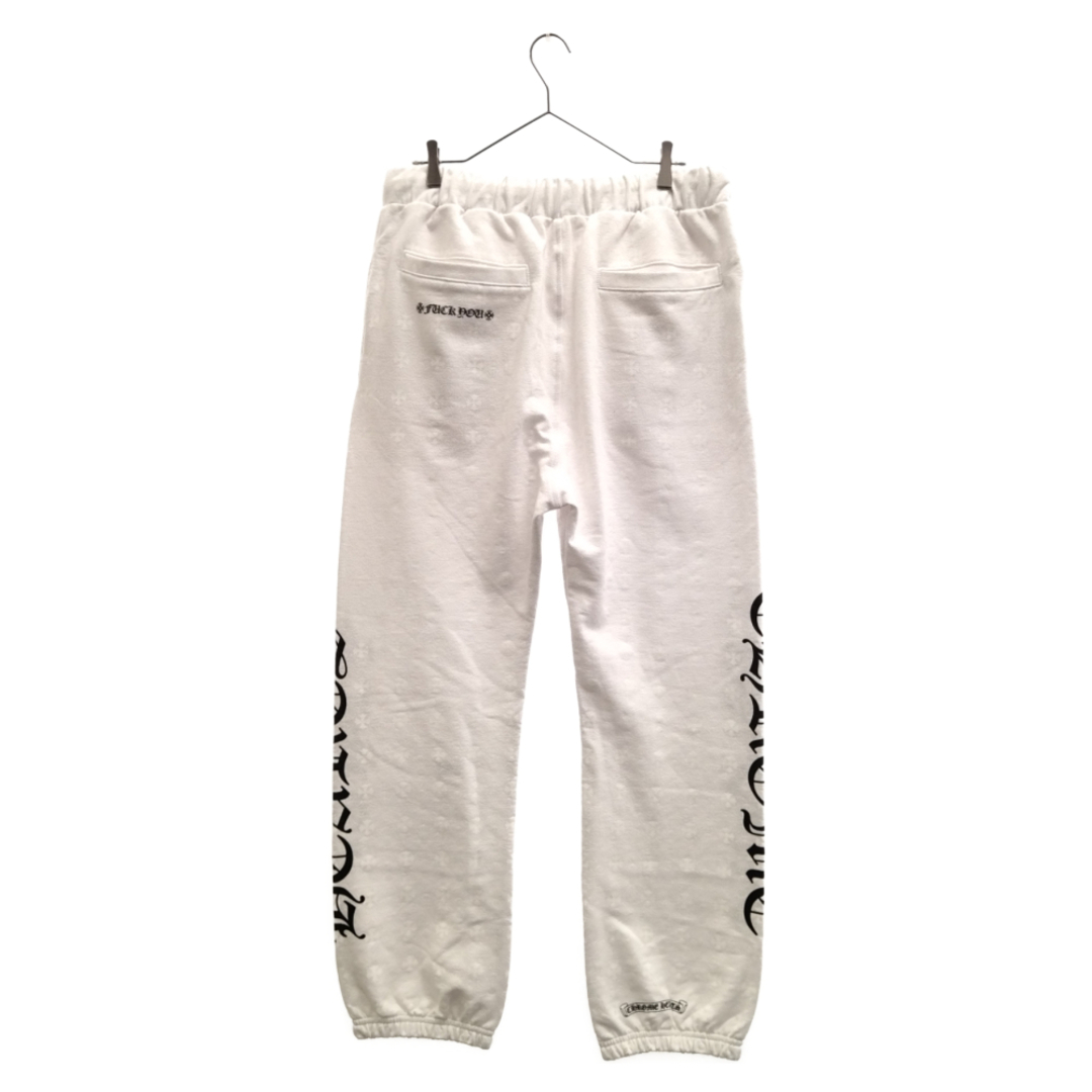 CHROME HEARTS クロムハーツ CH Plus Sweatpants CHプラススウェットパンツ ロゴプリント 総柄 ホワイト