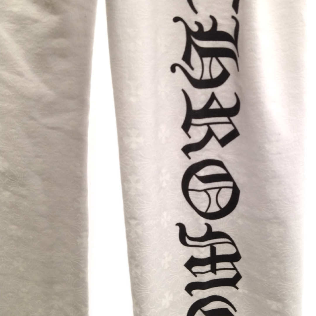 CHROME HEARTS クロムハーツ CH Plus Sweatpants CHプラススウェットパンツ ロゴプリント 総柄 ホワイト