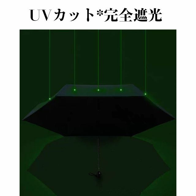 【色: ピンク】日傘 超軽量 189g-199g UVカット率 100% 完全遮 3