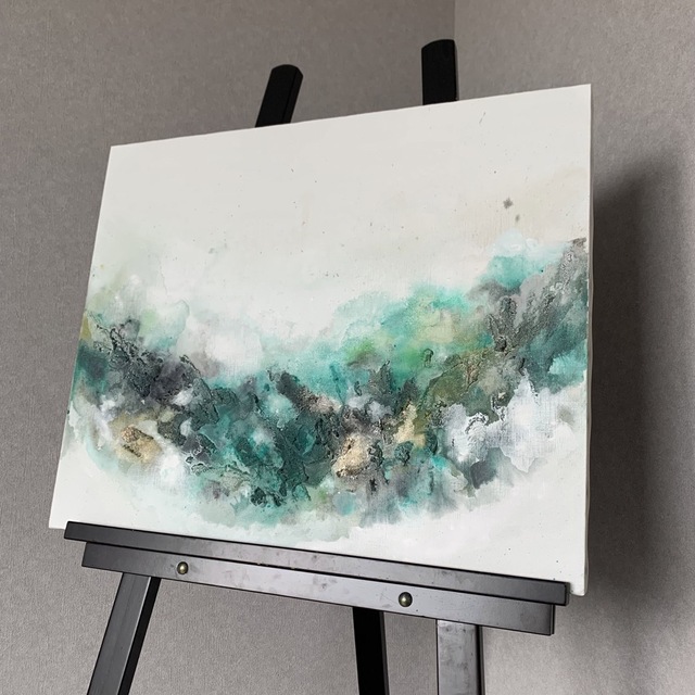 現代アート 65×53㎝ 大きめ モダン 絵画 原画 抽象画 アートパネルの