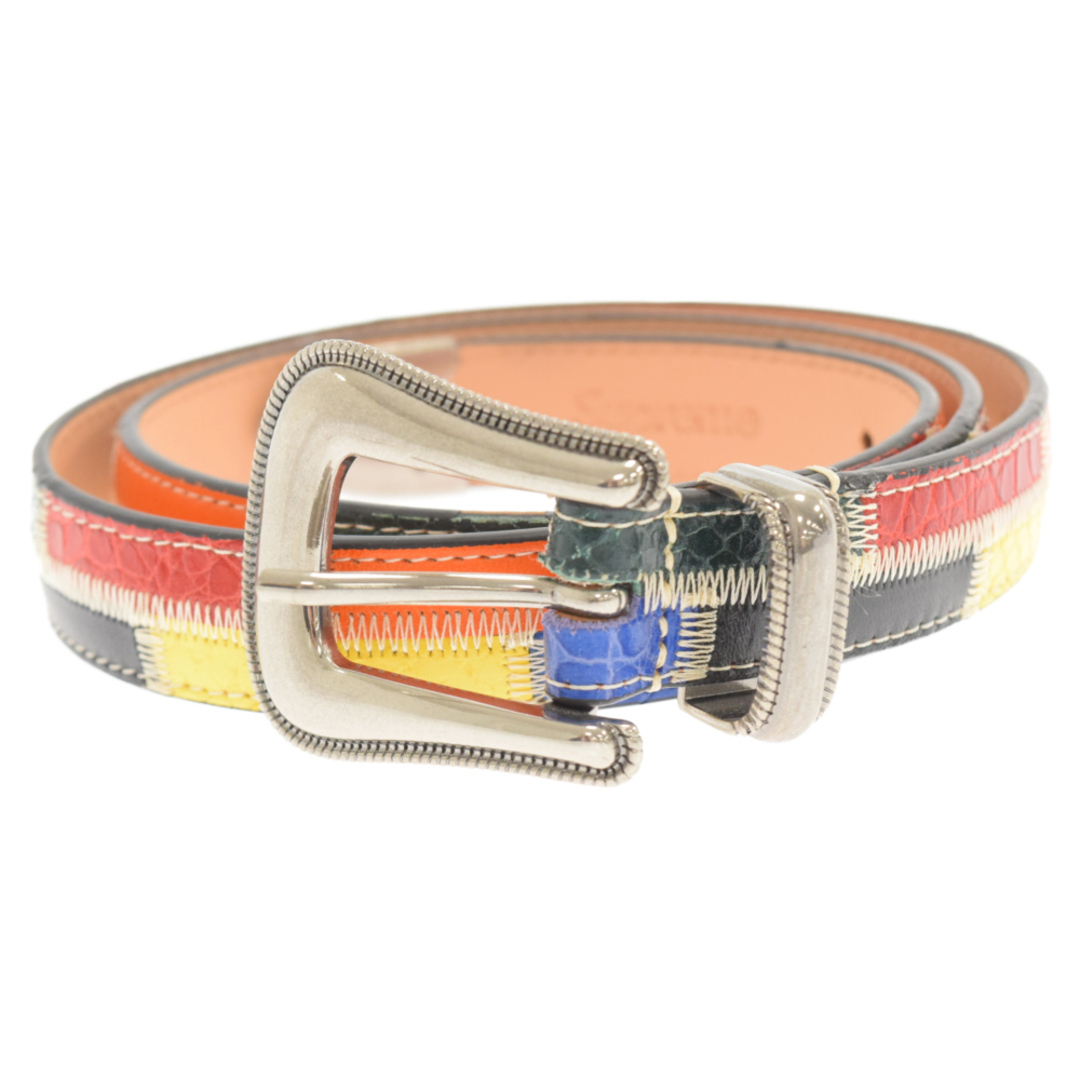 SUPREME シュプリーム 21SS Patchwork Ranger Belt Red/Yellow パッチワーク レンジャー ベルト レッド/イエロー S-Mのサムネイル