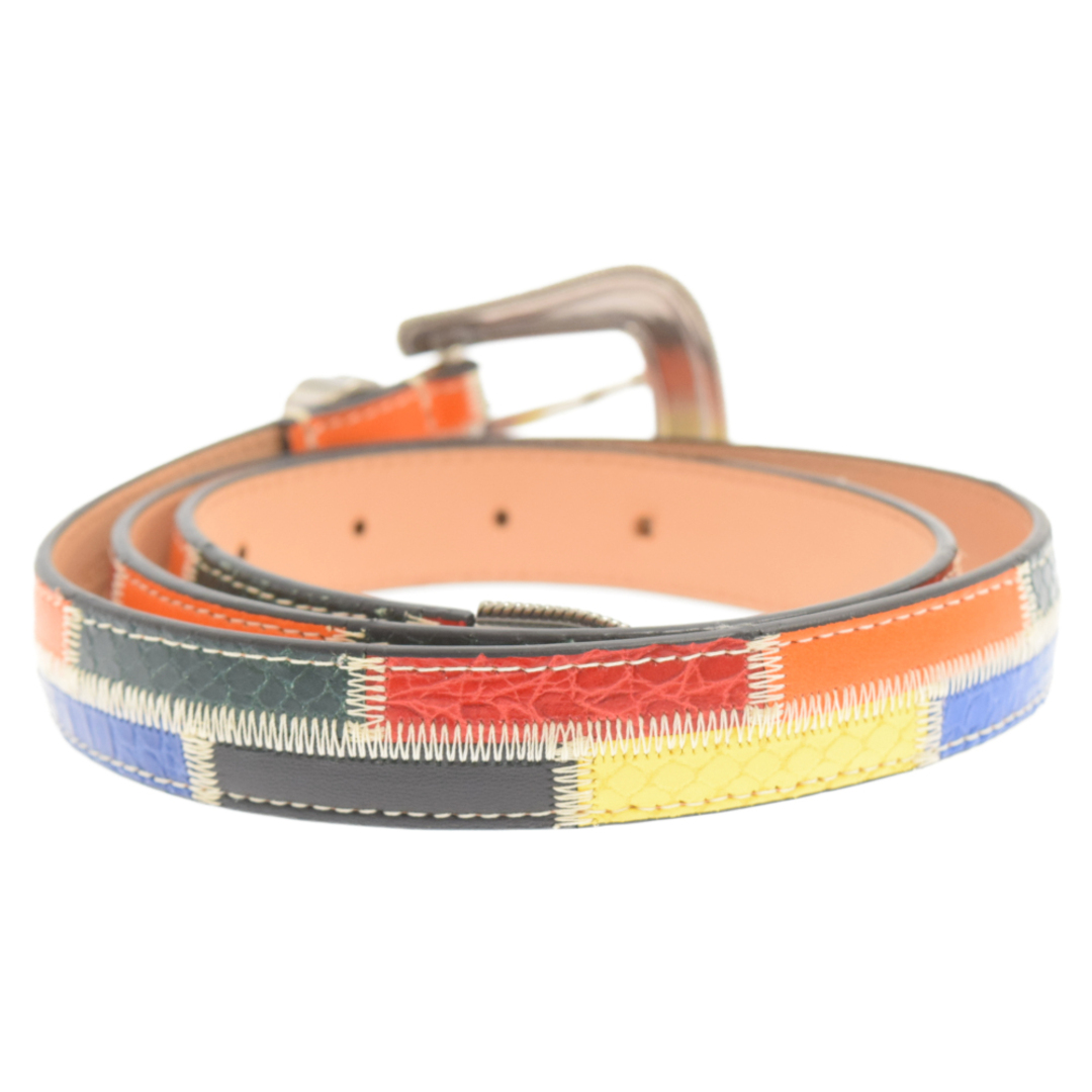 SUPREME シュプリーム 21SS Patchwork Ranger Belt Red/Yellow パッチワーク レンジャー ベルト  レッド/イエロー S-M