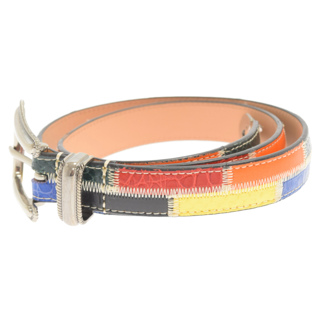 SUPREME シュプリーム 21SS Patchwork Ranger Belt Red/Yellow パッチワーク レンジャー ベルト  レッド/イエロー S-M